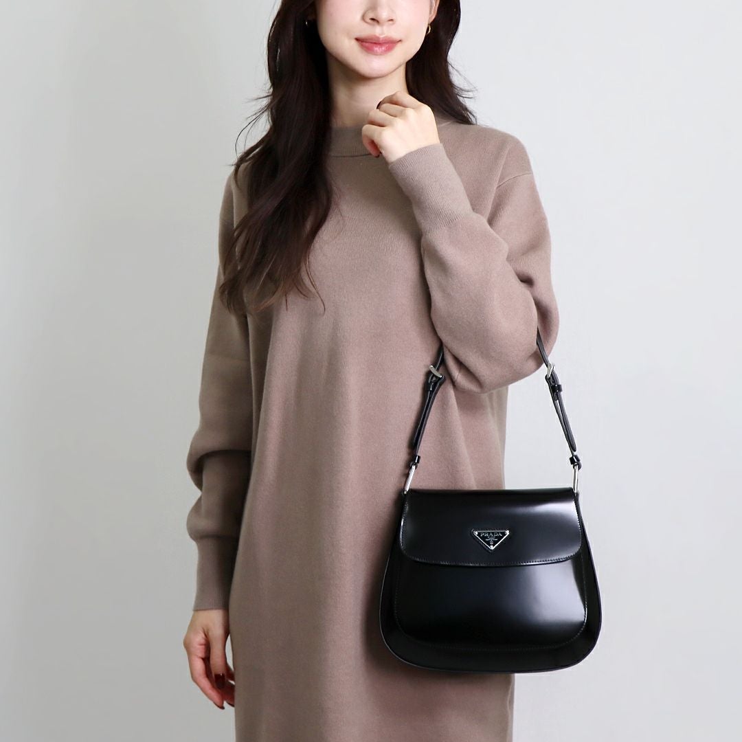 プラダ PRADA ショルダーバッグ SOFT LUX 1BD082 2CYR F0002 NERO