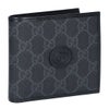 グッチ GUCCI 折財布 小銭入れ付き インターロッキングG 673000 92TCN 1000 ブラック