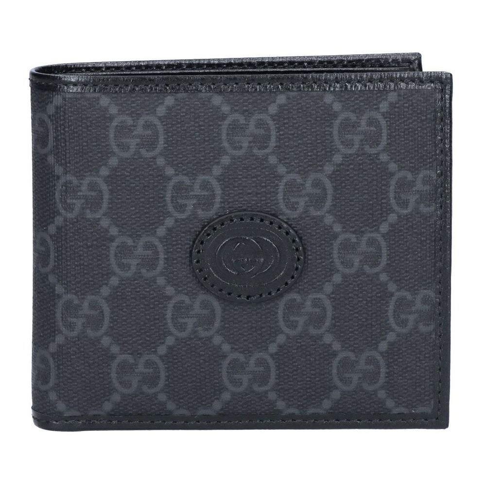 グッチ GUCCI 折財布 小銭入れ付き インターロッキングG 673000 92TCN 1000 ブラック