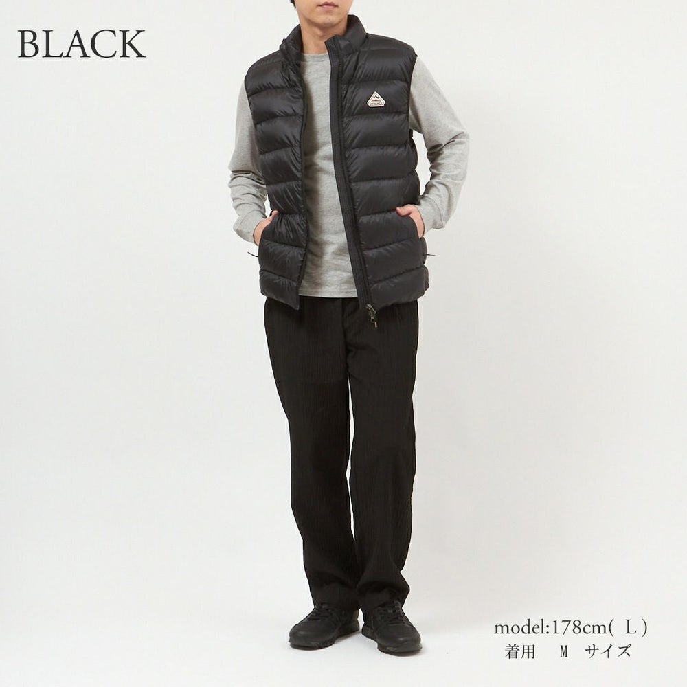ピレネックス PYRENEX メンズ ダウンベスト ARIAL 2 VEST アリアル HMW003 009W BLACK
