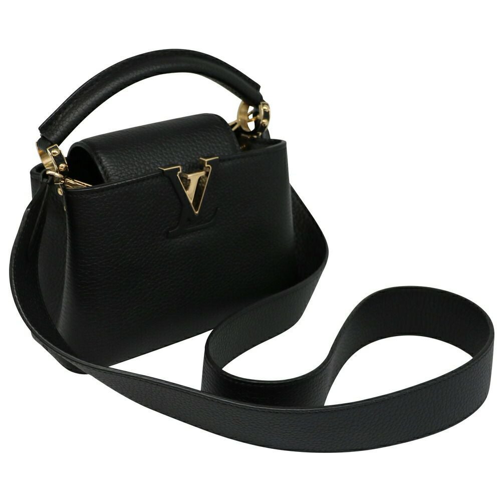 【リユース品】 ルイヴィトン LOUIS VUITTON バッグ ショルダーバッグ カプシーヌMINI M56071 ブラック 【お取り寄せ】