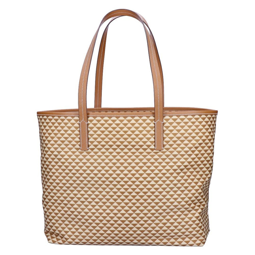 プラダ PRADA トートバッグ SHOPPING TESSUTO TRIANGO 1BG552 2HGX F098L CARAMEL
