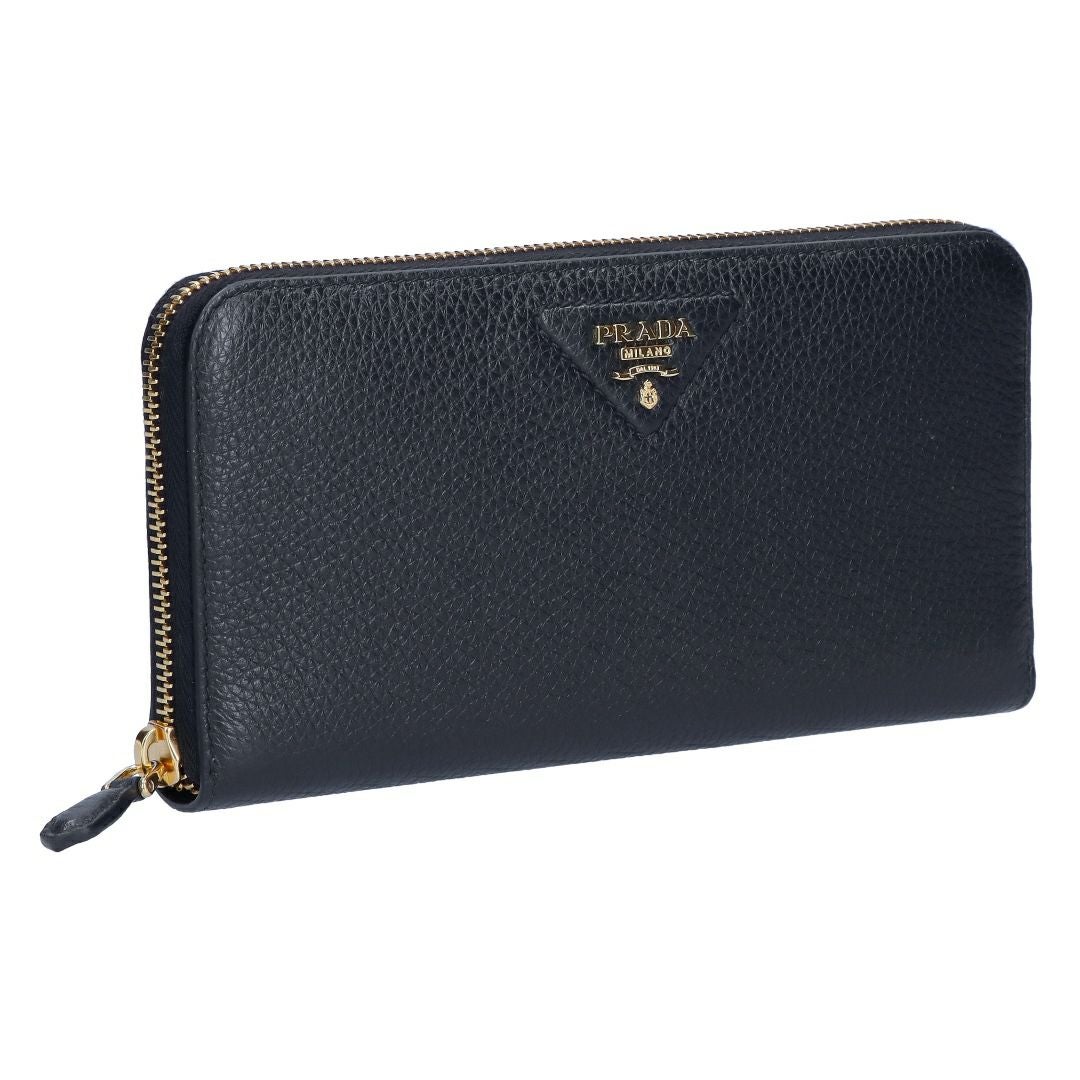プラダ 財布 長財布 PRADA 1ML506 【SAFFIANO TRAINGOLO】 NERO 【お