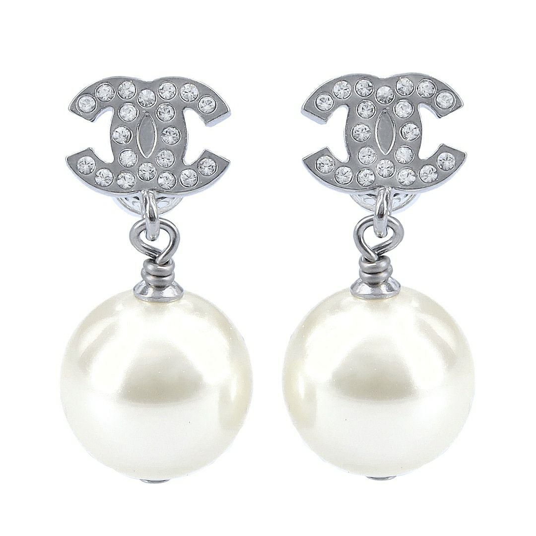 シャネル CHANEL ピアス A36138 Y02005 Z2354 SILVER×PEARL | 海外