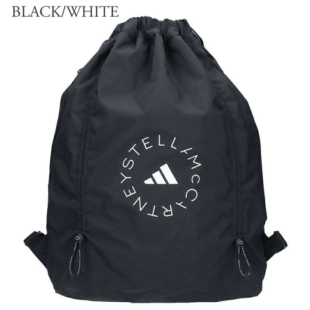アディダスバイステラマッカートニー ADIDAS BY STELLA MCCARTNEY バックパック リュックサック ジムサック JJ4693 BLACK/WHITE