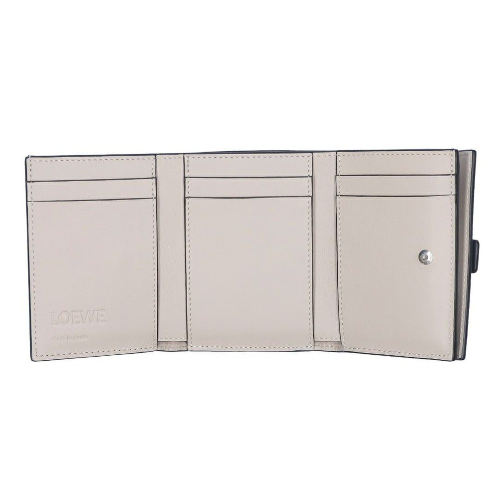 ロエベ LOEWE 折財布 三つ折り財布 C660TR2X05 6349 DARK NAVY/SILVER