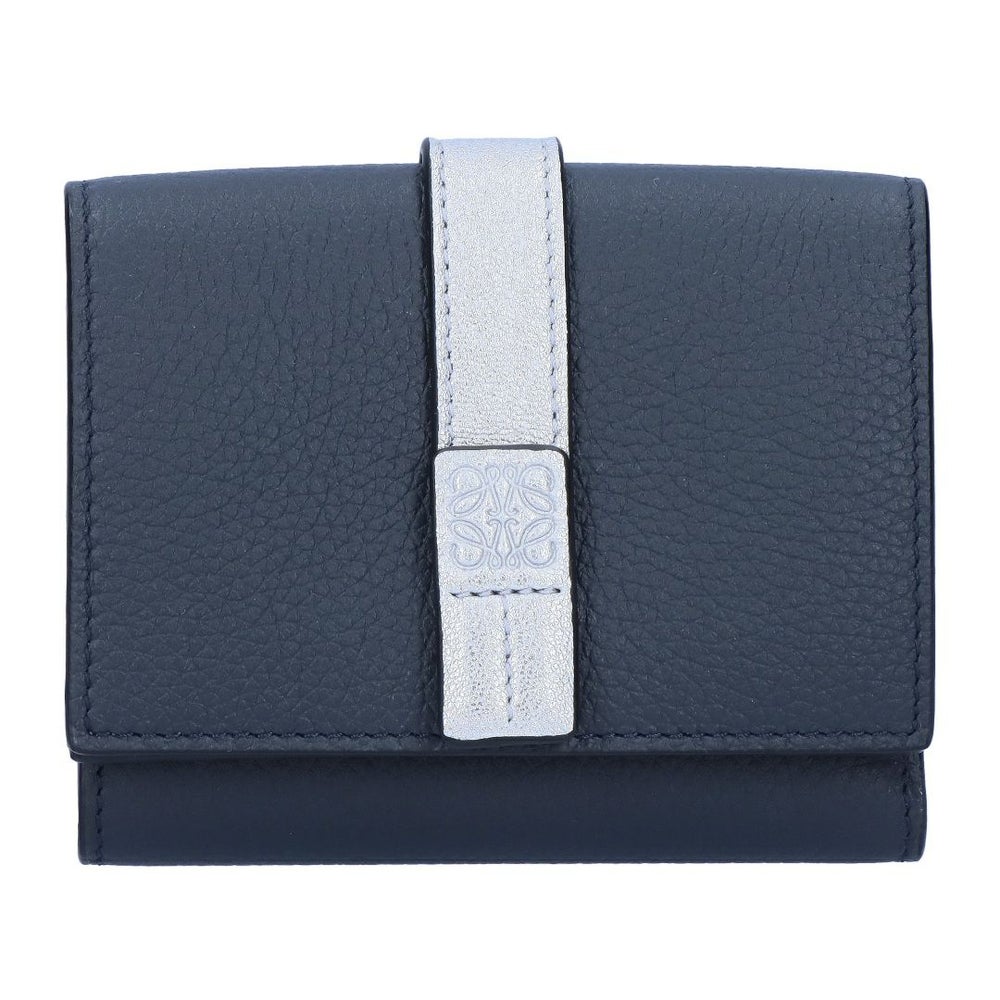 ロエベ LOEWE 折財布 三つ折り財布 C660TR2X05 6349 DARK NAVY/SILVER
