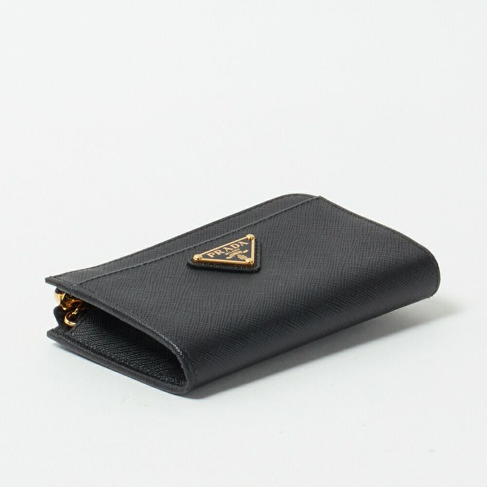 プラダ コインケース 【SAFFIANO TRIANG】 1PP122 QHH ブラック(F0002 NERO) PRADA