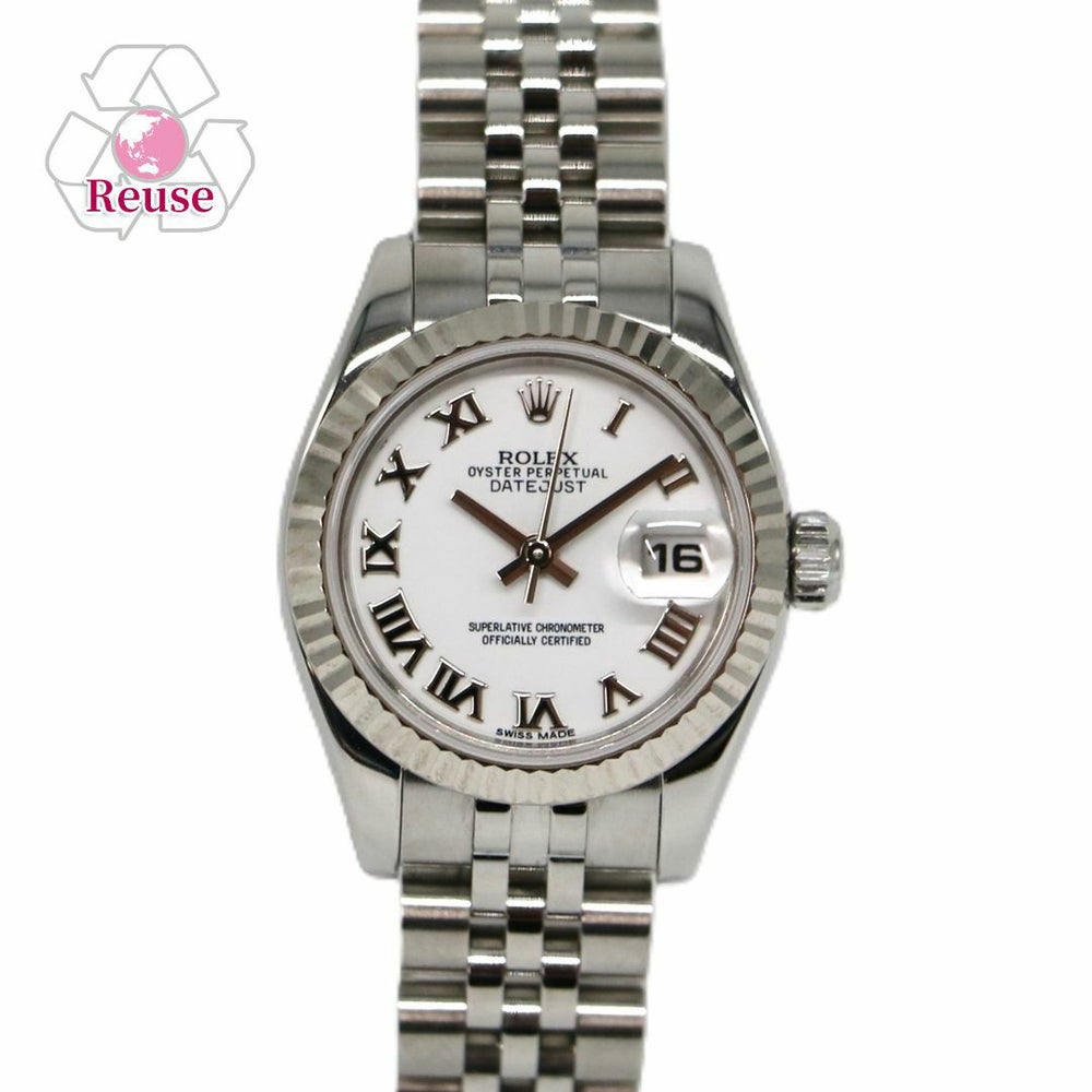 【リユース品】 ロレックス ROLEX 腕時計 レディースウォッチ デイトジャスト 179174 シルバー 【お取り寄せ】