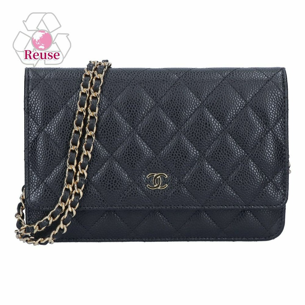【リユース品】 シャネル CHANEL バッグ ショルダーバッグ マトラッセチェーンウォレット AP0250 ブラック 【お取り寄せ】