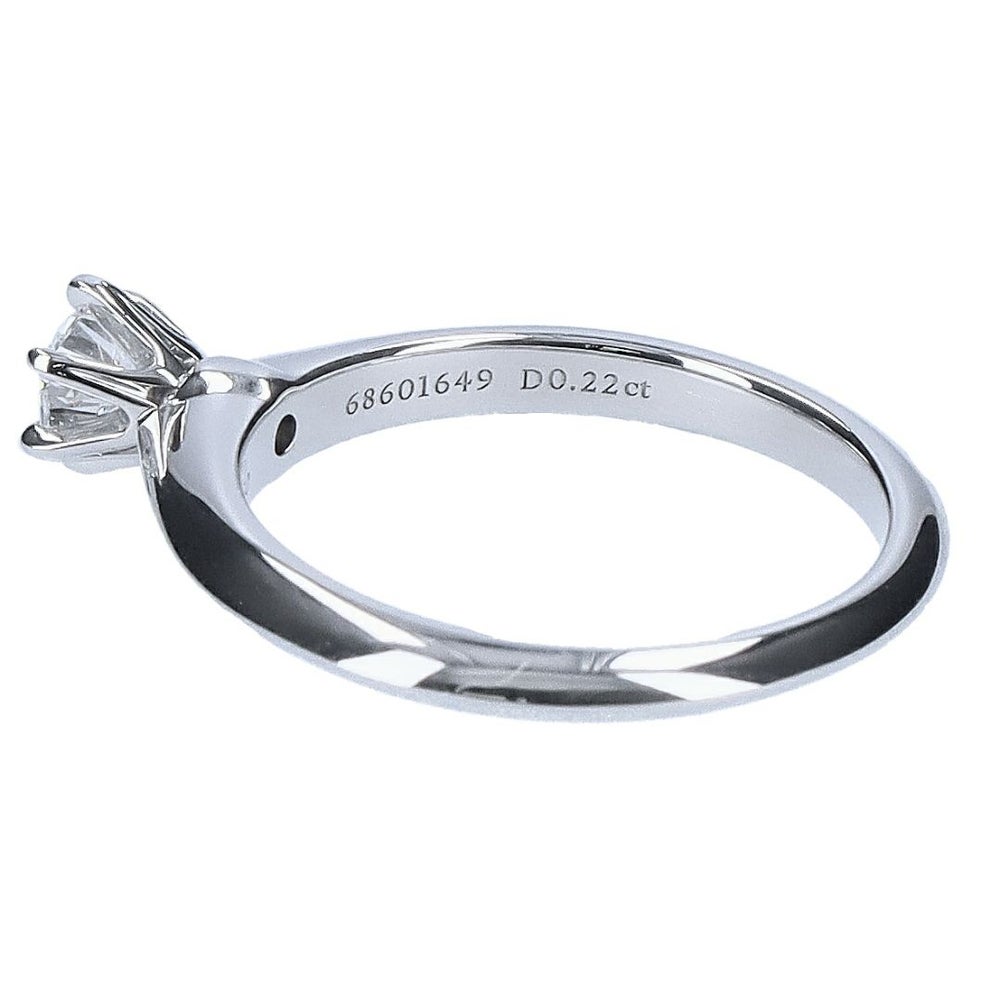 【リユース品】 ティファニー TIFFANY アクセサリー リング Pt950ダイヤリング シルバー 【お取り寄せ】