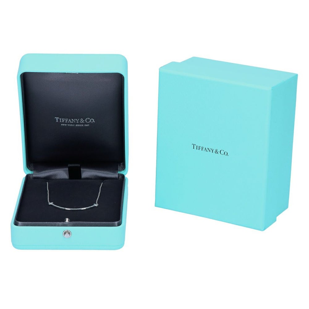 【リユース品】 ティファニー TIFFANY アクセサリー ネックレス Tスマイルネックレス シルバー 【お取り寄せ】