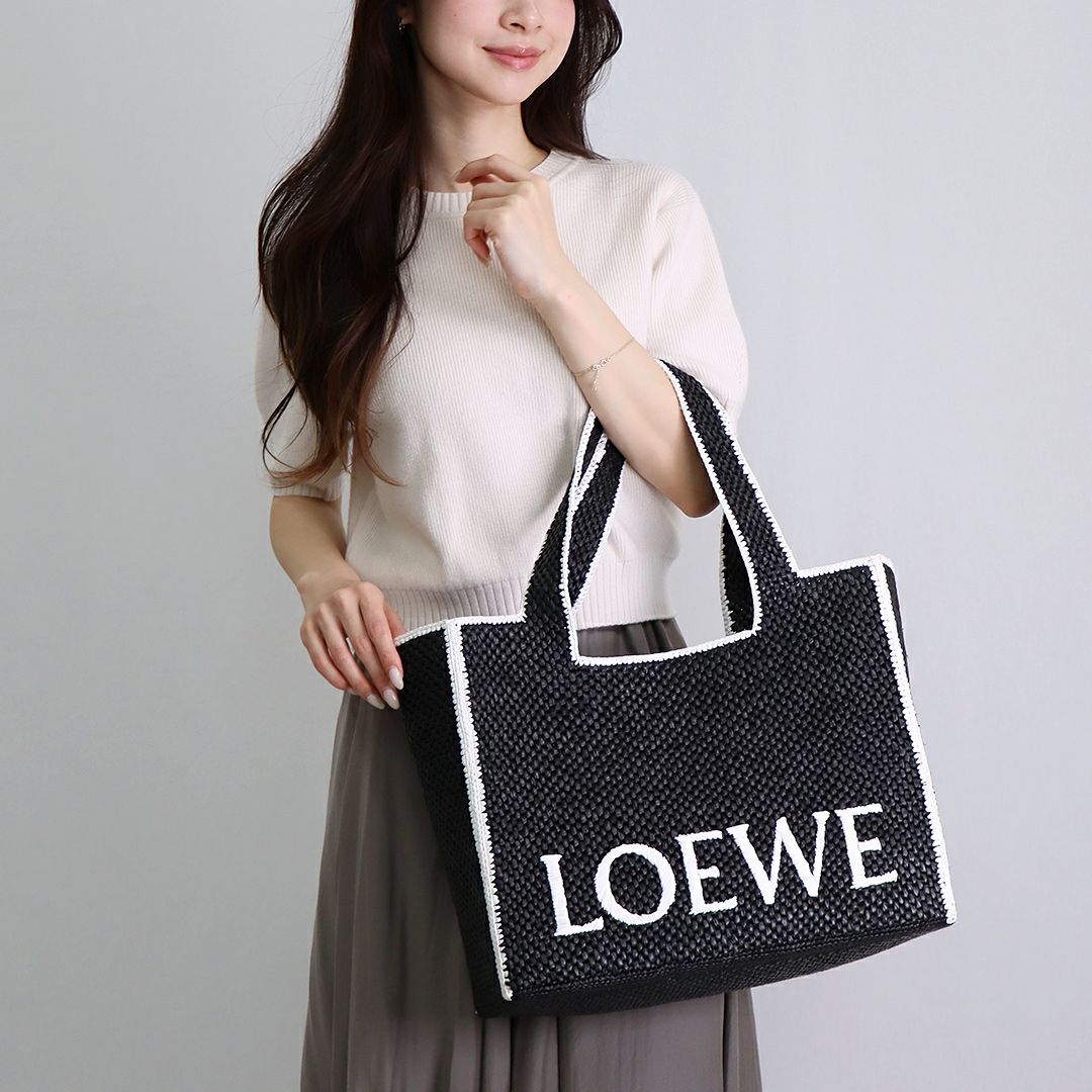 ロエベ LOEWE かごバッグ トートバッグ A685B60X01 1100 BLACK ロエベ