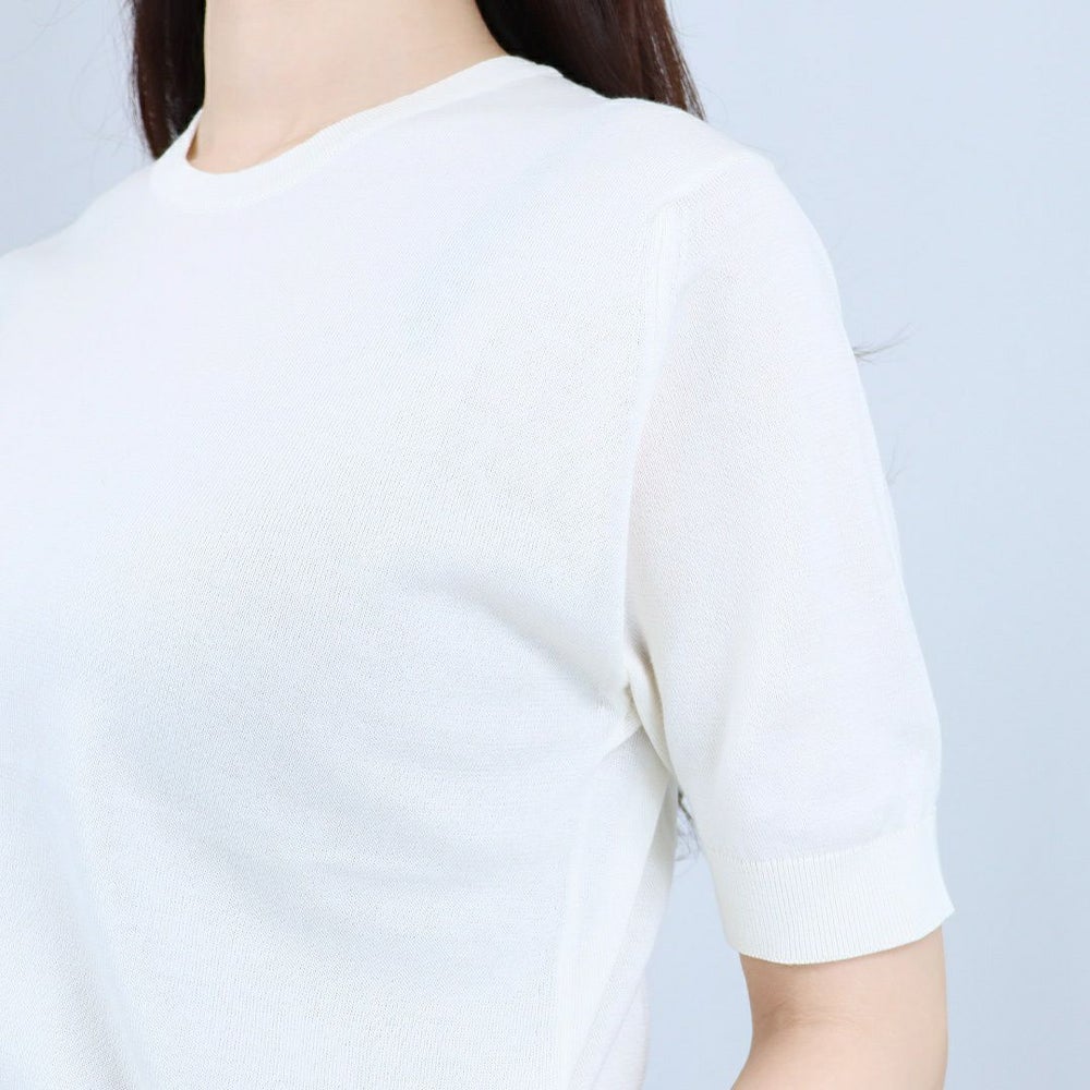 ジョンスメドレー JOHN SMEDLEY レディース 半袖ニット NELL SWETER RN SS シーアイランドコットン MODERN FIT 30G 30ゲージ