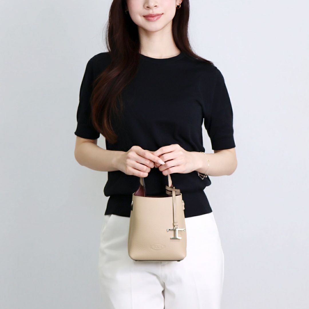トッズ TODS 2WAYバッグ Tタイムレス XBWAPAT9000 QRI 6O44 CREA
