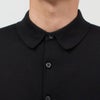ジョンスメドレー JOHN SMEDLEY メンズ 半袖 ポロシャツ カットソー MYCROFT シーアイランドコットン STANDARD FIT BLACK