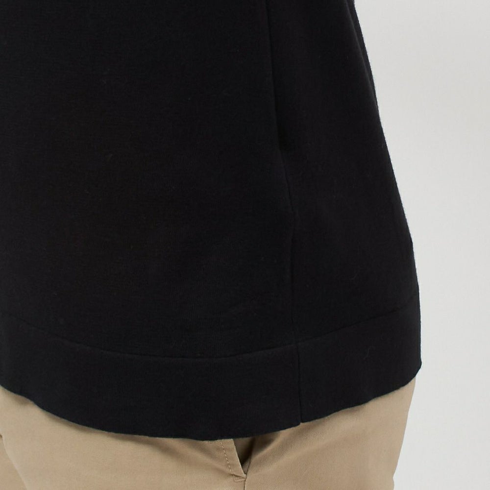 ジョンスメドレー JOHN SMEDLEY メンズ 半袖 ポロシャツ カットソー MYCROFT シーアイランドコットン STANDARD FIT BLACK