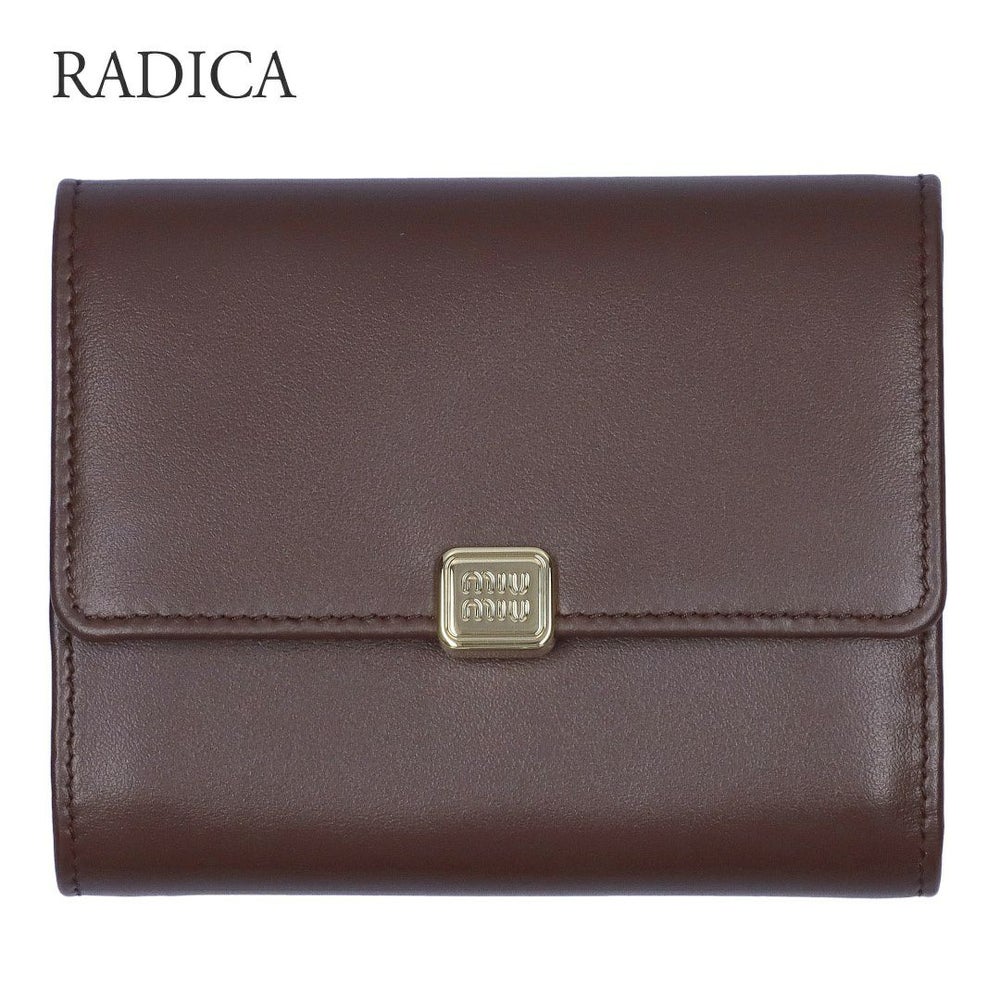 ミュウミュウ MIUMIU 折財布 5MH040 2CVX 【お取り寄せ】