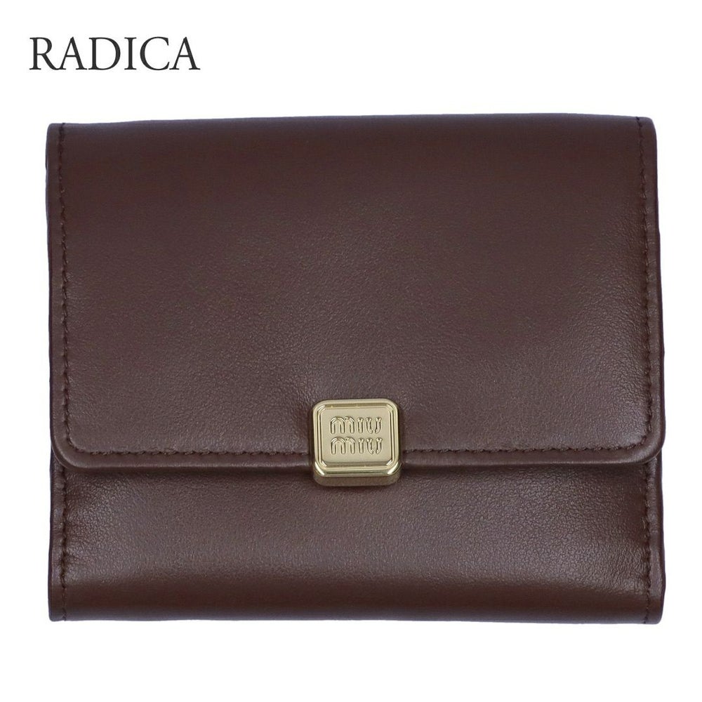 ミュウミュウ MIUMIU 折財布 三つ折り財布 5MH043 2CVX 【お取り寄せ】