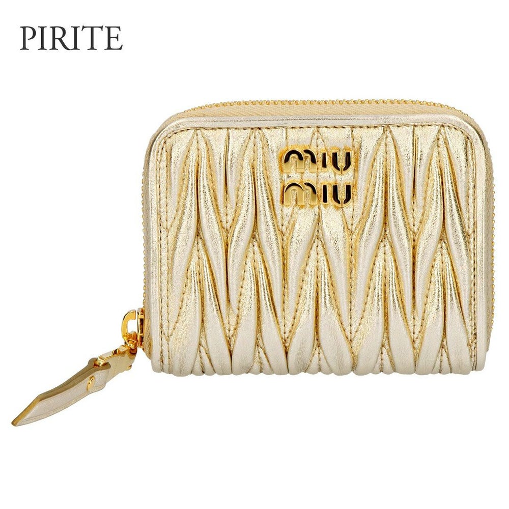 ミュウミュウ MIUMIU 財布 コインケース 小銭入れ MATELASSE マテラッセ マトラッセ 5MM268 AFPP 【お取り寄せ】