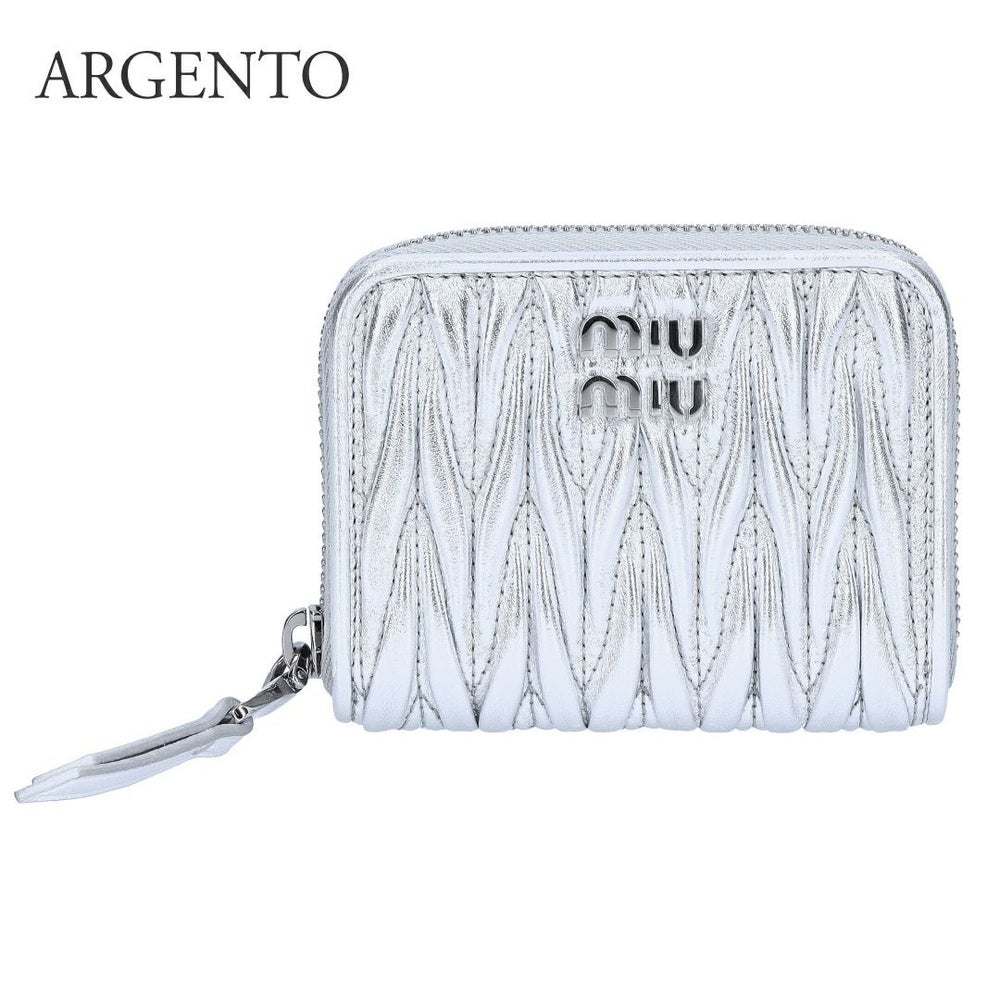 ミュウミュウ MIUMIU 財布 コインケース 小銭入れ MATELASSE マテラッセ マトラッセ 5MM268 AFPP 【お取り寄せ】