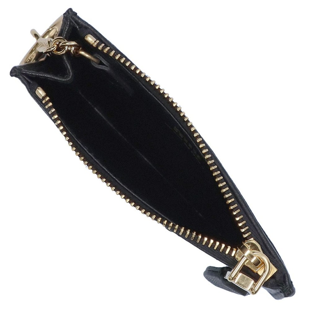 ミュウミュウ MIUMIU コインケース 小銭入れ 5MC93M AEFX F0002 NERO ブラック フラグメントケース 【お取り寄せ】