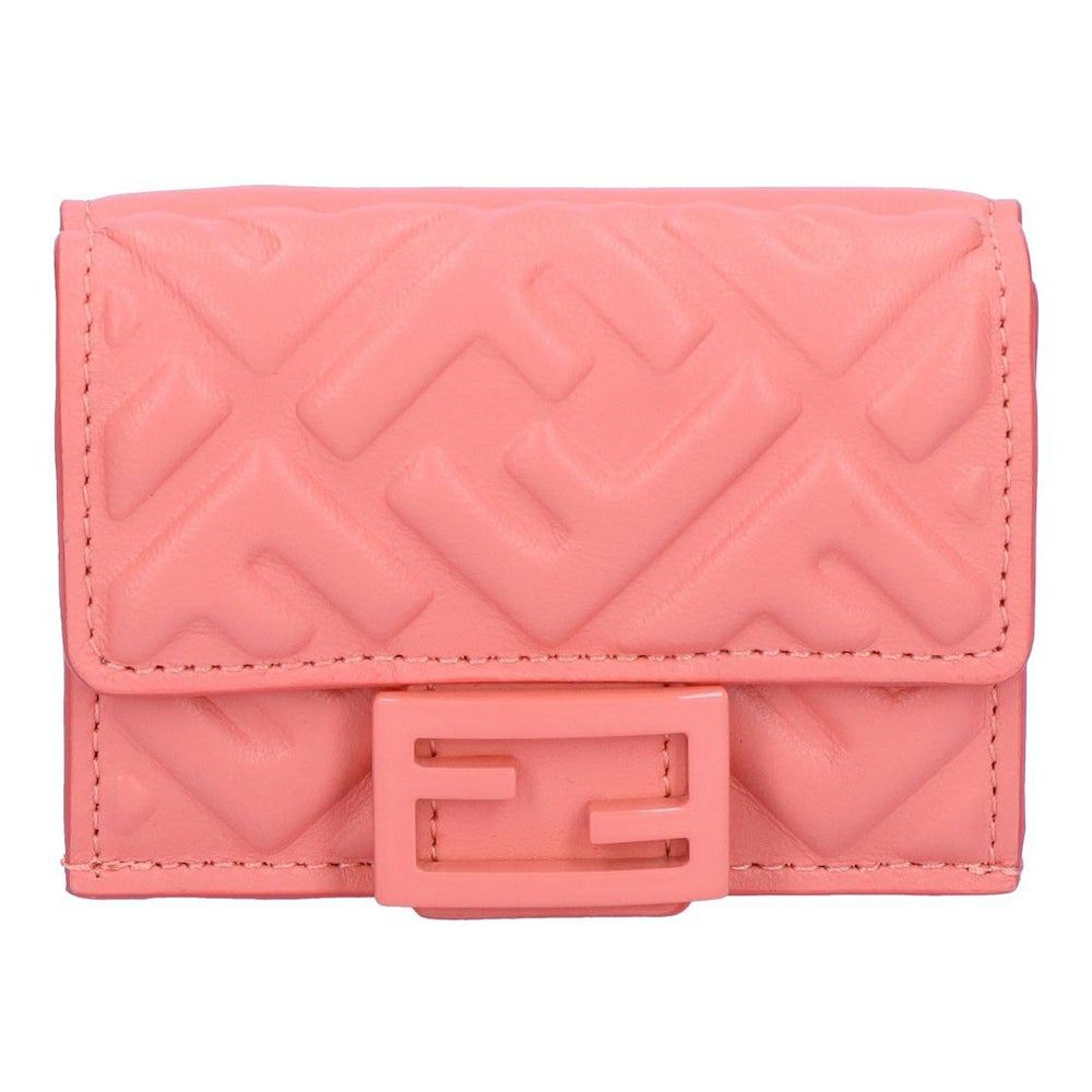 フェンディ FENDI 折財布 三つ折り財布 BAGUETTE バゲット 8M0395 AQES F1PJ7 ROSA FFモチーフ マイクロ 【お取り寄せ】