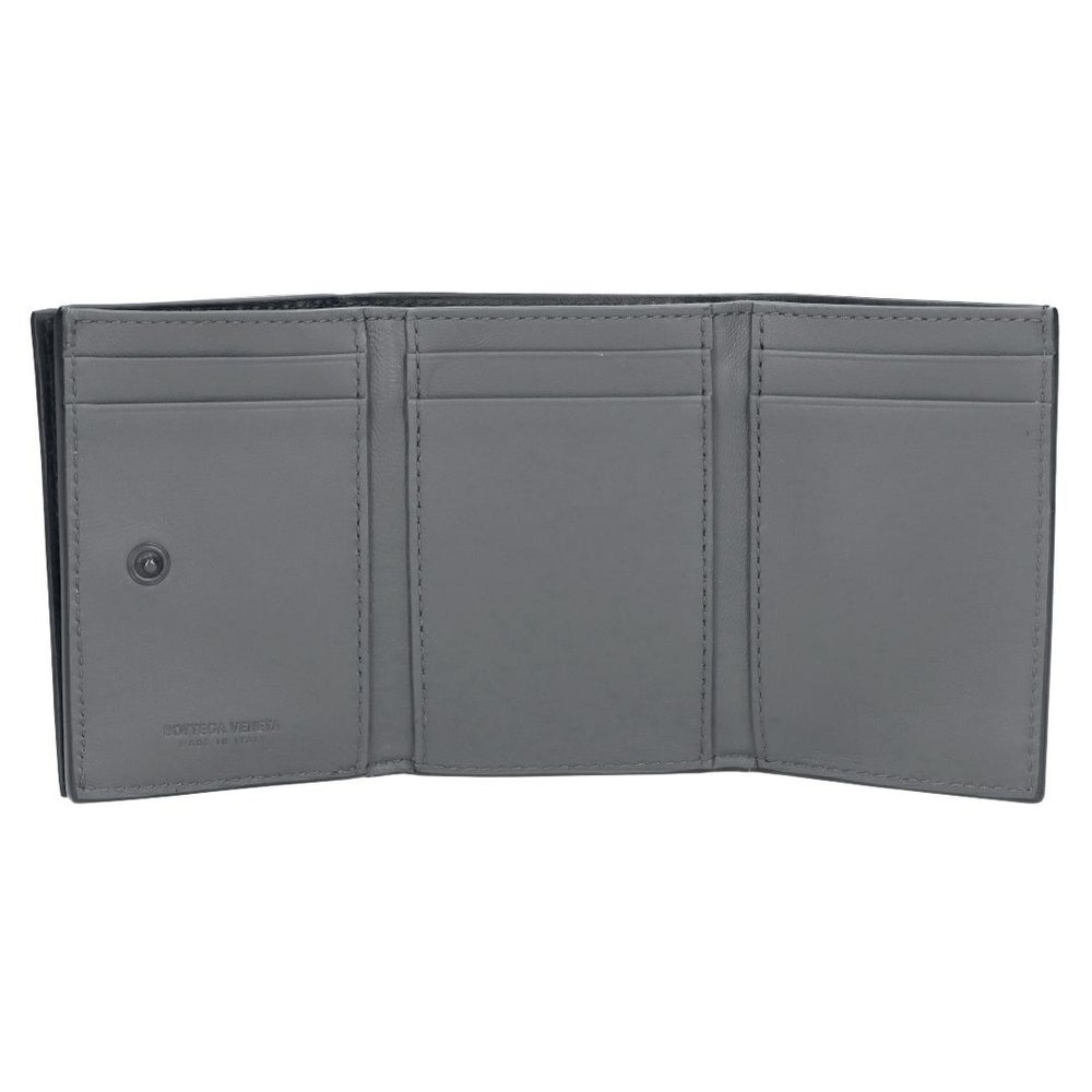 ボッテガヴェネタ BOTTEGA VENETA 折財布 3つ折り財布 イントレチャート 515385 VO0B2 8885 NERO/GY