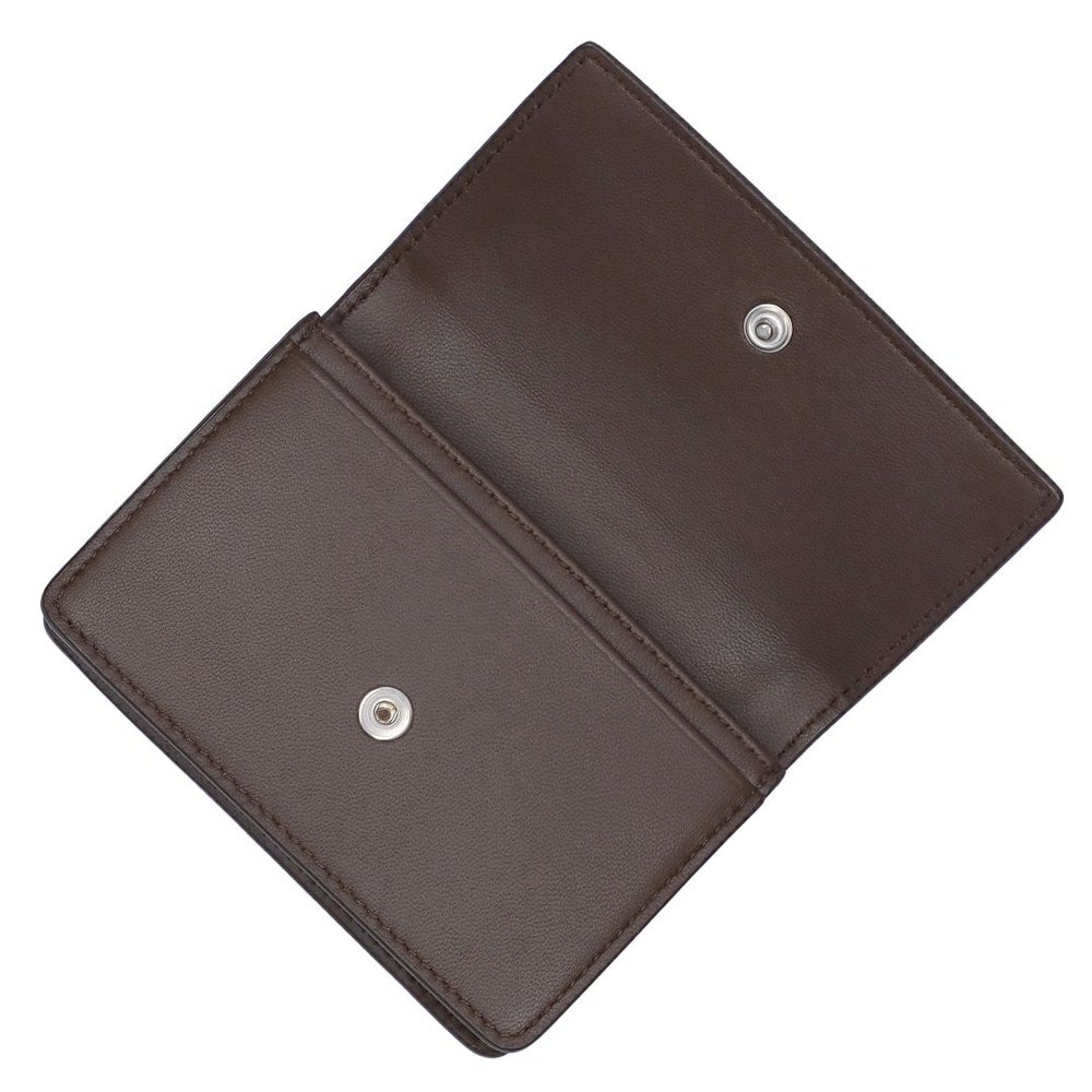 ボッテガヴェネタ BOTTEGA VENETA 名刺入れ カードケース イントレチャート 133945 V3UN1 2017 BROWN