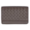 ボッテガヴェネタ BOTTEGA VENETA 名刺入れ カードケース イントレチャート 133945 V3UN1 2017 BROWN