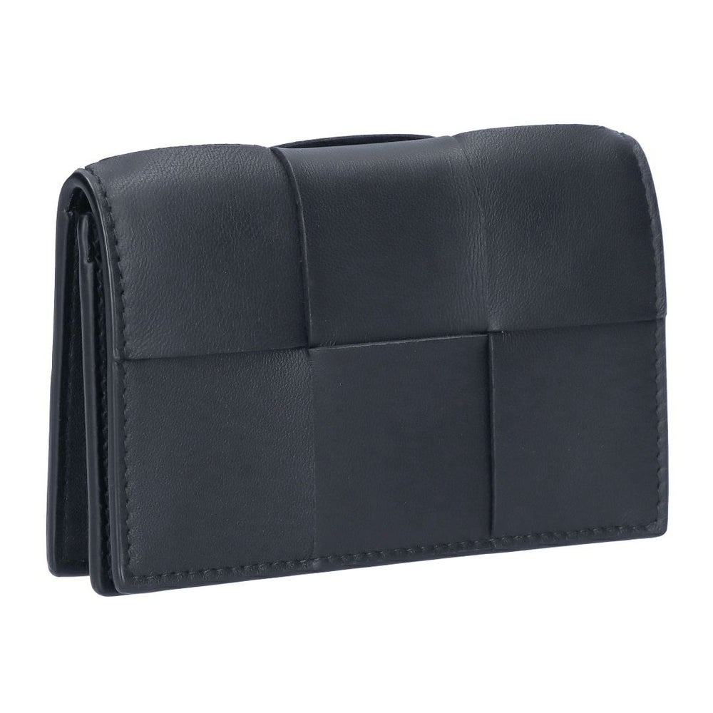 ボッテガヴェネタ BOTTEGA VENETA 名刺入れ カードケース イントレチャート 651396 V3UO3 8803 BLACK-SIL