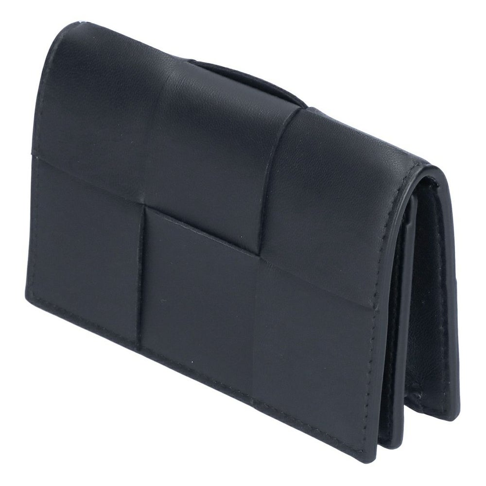 ボッテガヴェネタ BOTTEGA VENETA 名刺入れ カードケース イントレチャート 651396 V3UO3 8803 BLACK-SIL