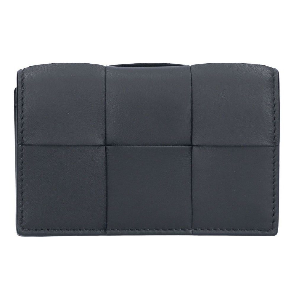 ボッテガヴェネタ BOTTEGA VENETA 名刺入れ カードケース イントレチャート 651396 V3UO3 8803 BLACK-SIL