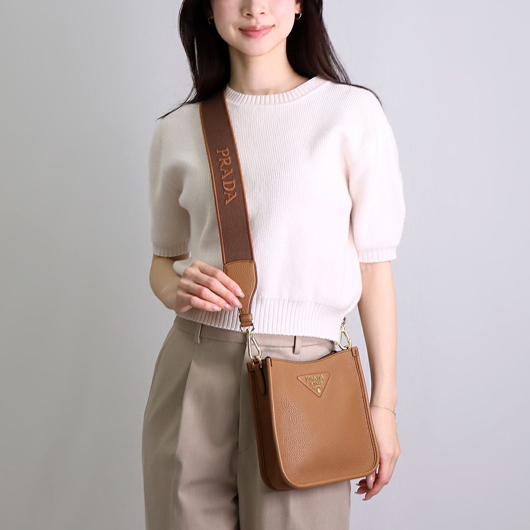 プラダ PRADA ショルダーバッグ PATTINA TESSUTO TRIANGO 1BD383 2HGX