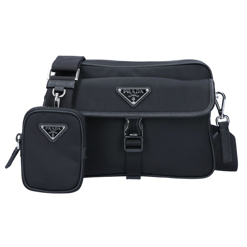 プラダ PRADA ショルダーバッグ BANDOLIERA 2VH133 2DMH XMP F0002 NERO 【お取り寄せ】