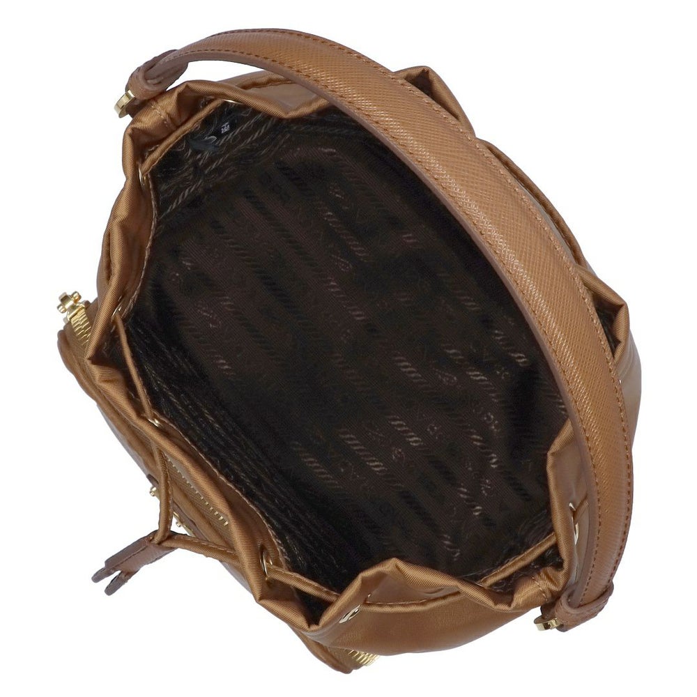 プラダ PRADA 2WAYバッグ バケットバッグ SECCHIELLO 1BH038 RV44 UOO F0134 BRANDY 【お取り寄せ】