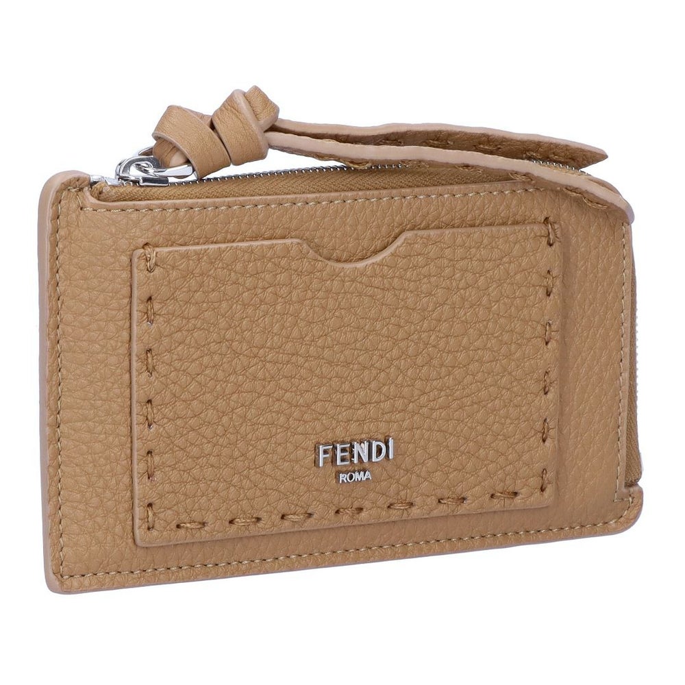 フェンディ FENDI カードケース コインケース SELLERIA セレリア 8M0489 ARC1 F0EMR CAPPUCCINO+PALLADIO フラグメントケース 【お取り寄せ】