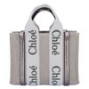 クロエ CHLOE 2WAYバッグ WOODY SMALL ウッディ スモール CHC25SS397 O81 074 SHINY GREY