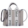 クロエ CHLOE 2WAYバッグ WOODY SMALL ウッディ スモール CHC25SS397 O81 074 SHINY GREY