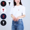 アミパリス AMI PARIS ユニセックス メンズ レディース 半袖Tシャツ RED AMI DE COEUR BFUTS035.724
