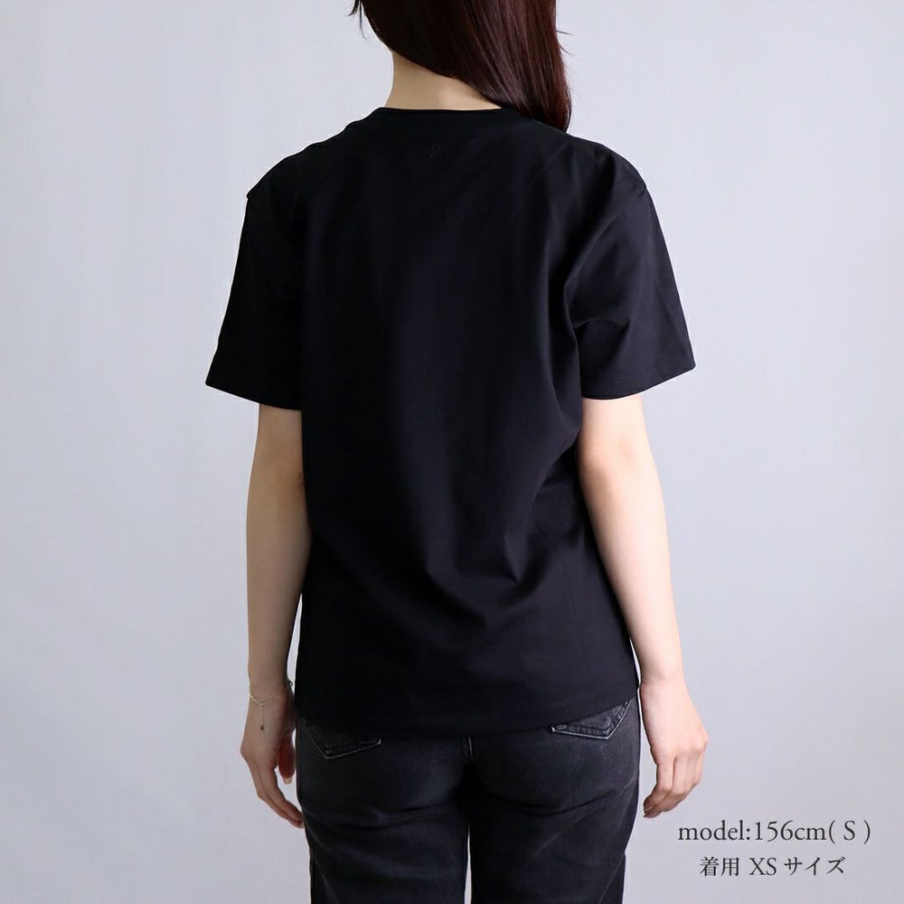 アミパリス AMI PARIS ユニセックス メンズ レディース 半袖Tシャツ RED AMI DE COEUR BFUTS035.724