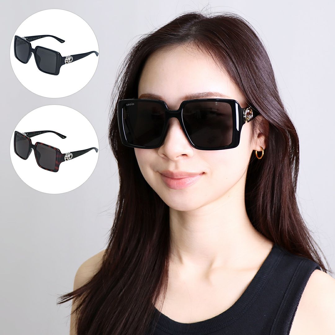 グッチ GUCCI メンズ レディース サングラス GG1422S 001 BLACK BLACK