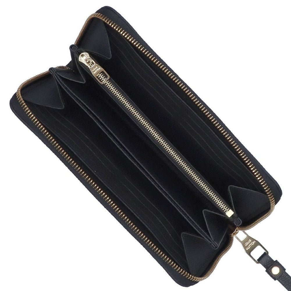 ルイヴィトン LOUIS VUITTON 長財布 ラウンド財布 ジッピー・ウォレット M80481 アンプラント ブラック