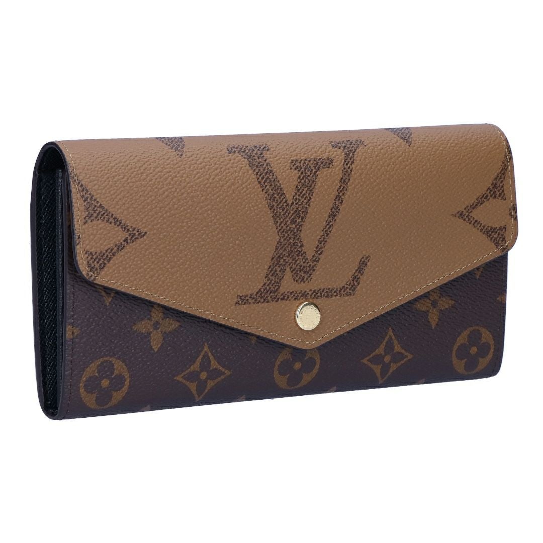 ルイヴィトン LOUIS VUITTON 長財布 フラップ財布 ポルトフォイユ