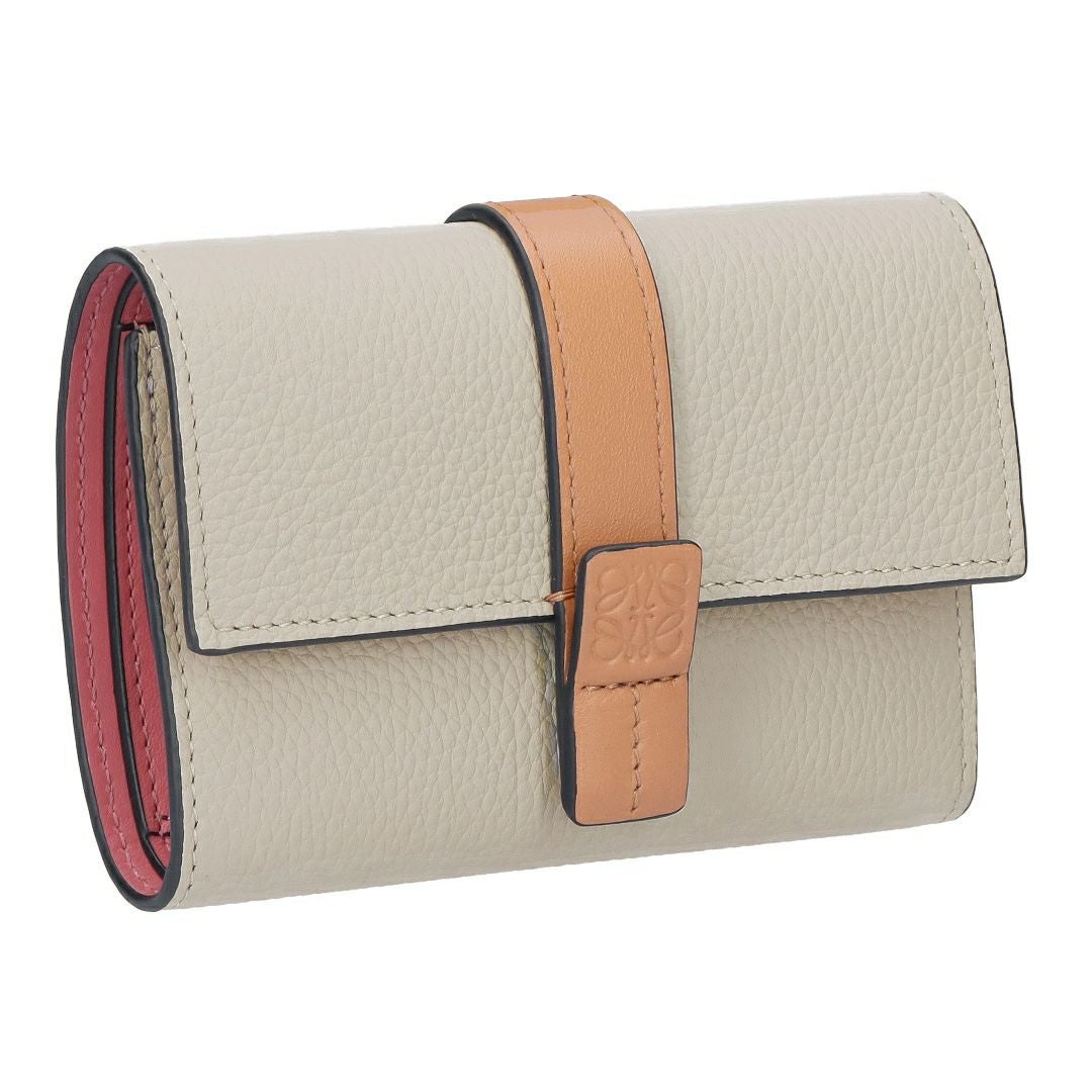 LOEWE ベージュ 三つ折り財布　財布 LOEWE（ロエベ） 三つ折り財布 SGC TRIFOLD WALLET バーティカル