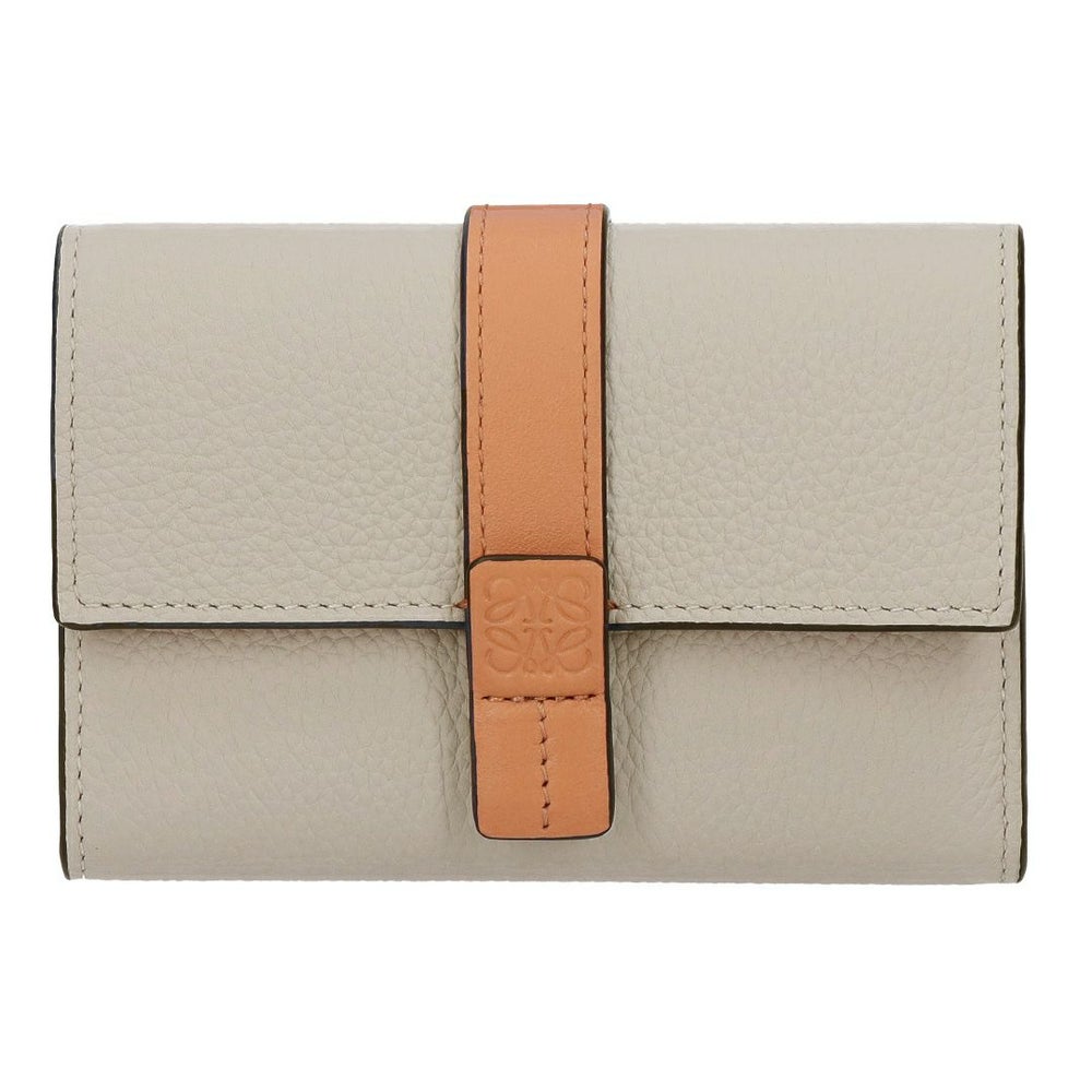 ロエベ LOEWE 折財布 3つ折り財布 スモール ヴァーティカル ウォレット C660S86X04 2463 LIGHT OAT/HONEY