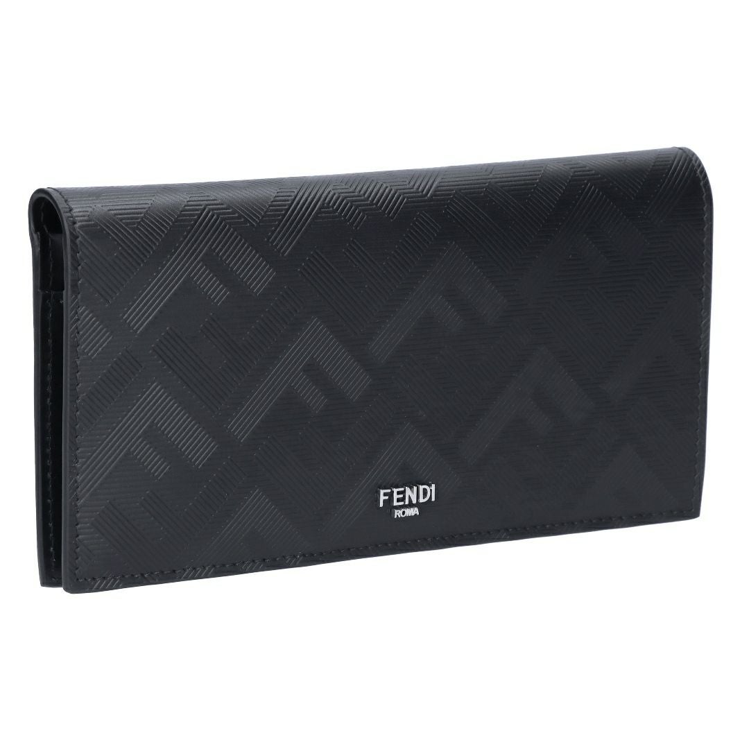 財布 フェンディ FENDI メンズ 長財布 7M0355 AJF4 F19KP NERO+FRAGOLA+P
