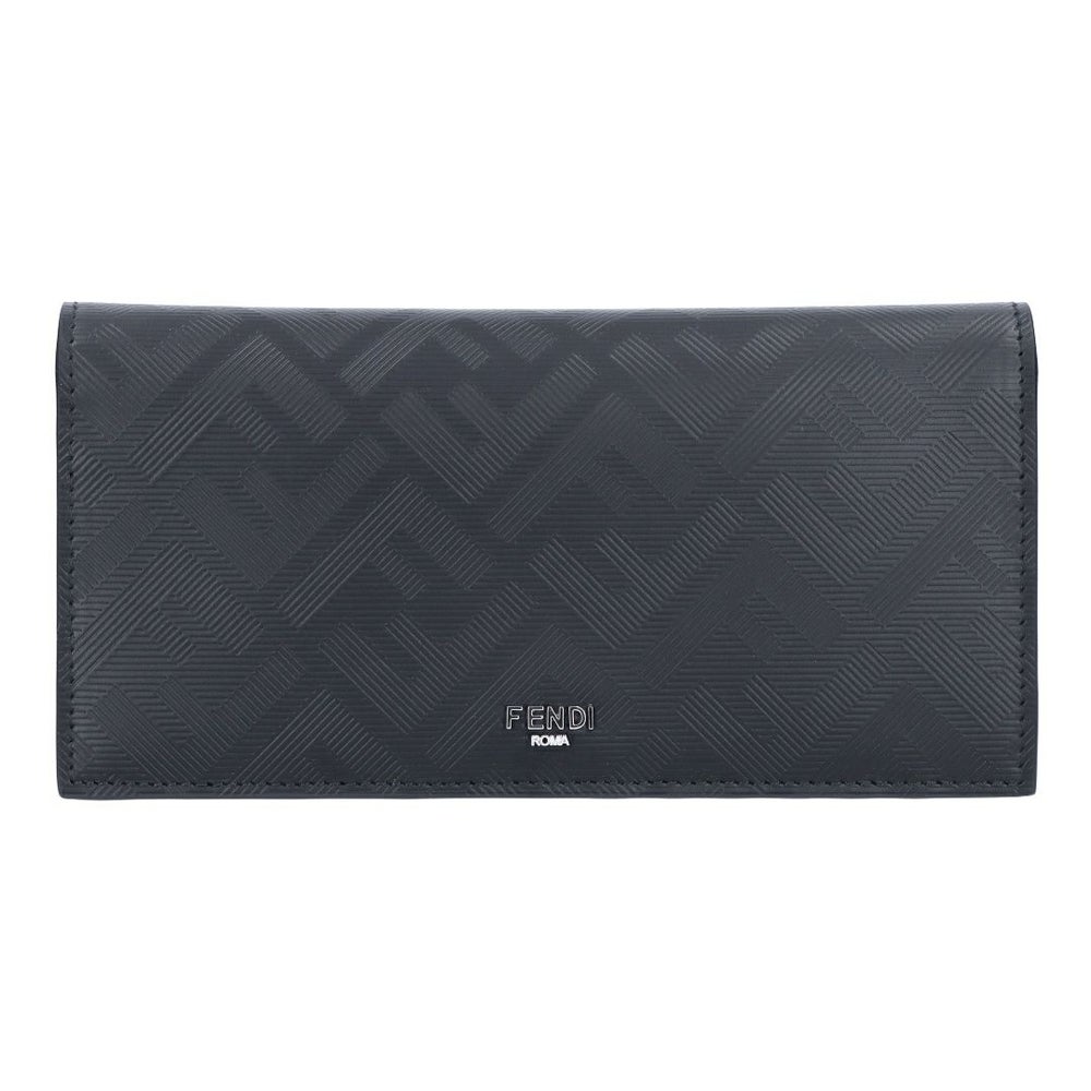 フェンディ FENDI メンズ 長財布 7M0355 AJF4 F19KP NERO+FRAGOLA+P ブラック 【お取り寄せ】
