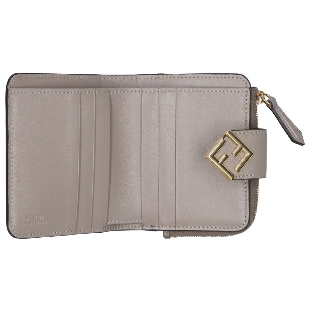 フェンディ FENDI 折財布 二つ折財布 FFダイヤモンド 8M0490 ALV4 F1N1G TARTUFO+TORTORA+OS 【お取り寄せ】