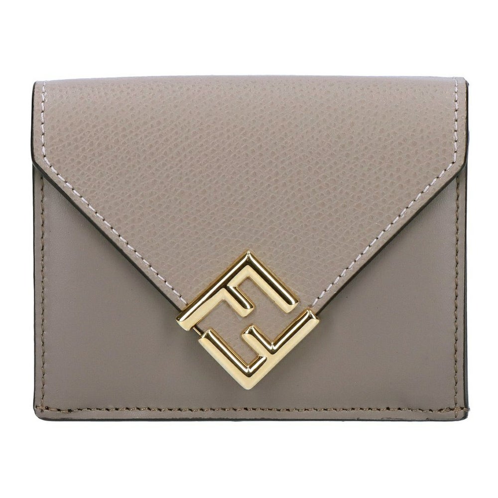 フェンディ FENDI 折財布 三つ折り財布 FFダイヤモンド 8M0480 ALV4 F1N1G TRUFFLE+DOVE+SOFT GOLD 【お取り寄せ】